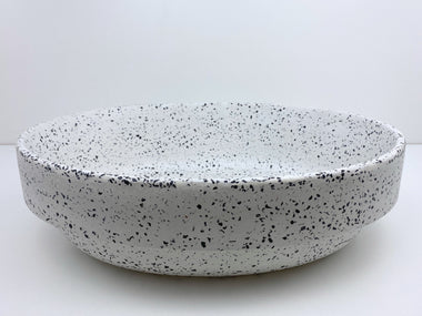 Calista - White Terrazzo (Black Aggregate)